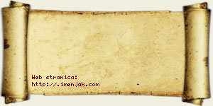 Tatjana Zimonjić vizit kartica